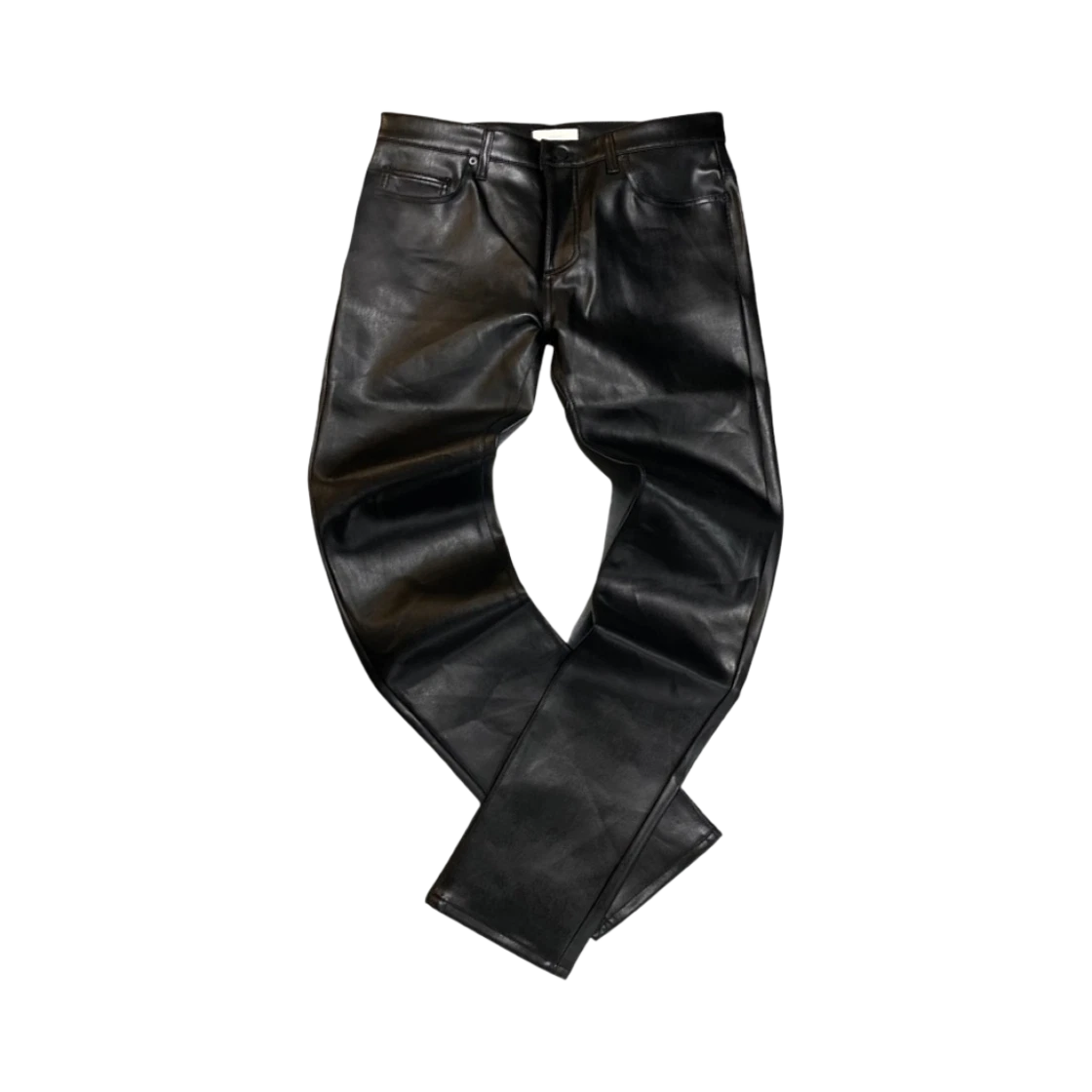 Undermycar Undermycar Etle Slim Fit Glossy Film Coated Jeans Black Ink - 22FW · 2