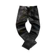 Undermycar Etle Slim Fit Glossy Film Coated Jeans Black Ink - 22FW