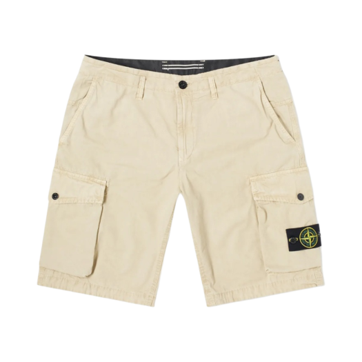 Stone Island L07WA T.CO+OLD Bermuda Shorts Sand - 21SS