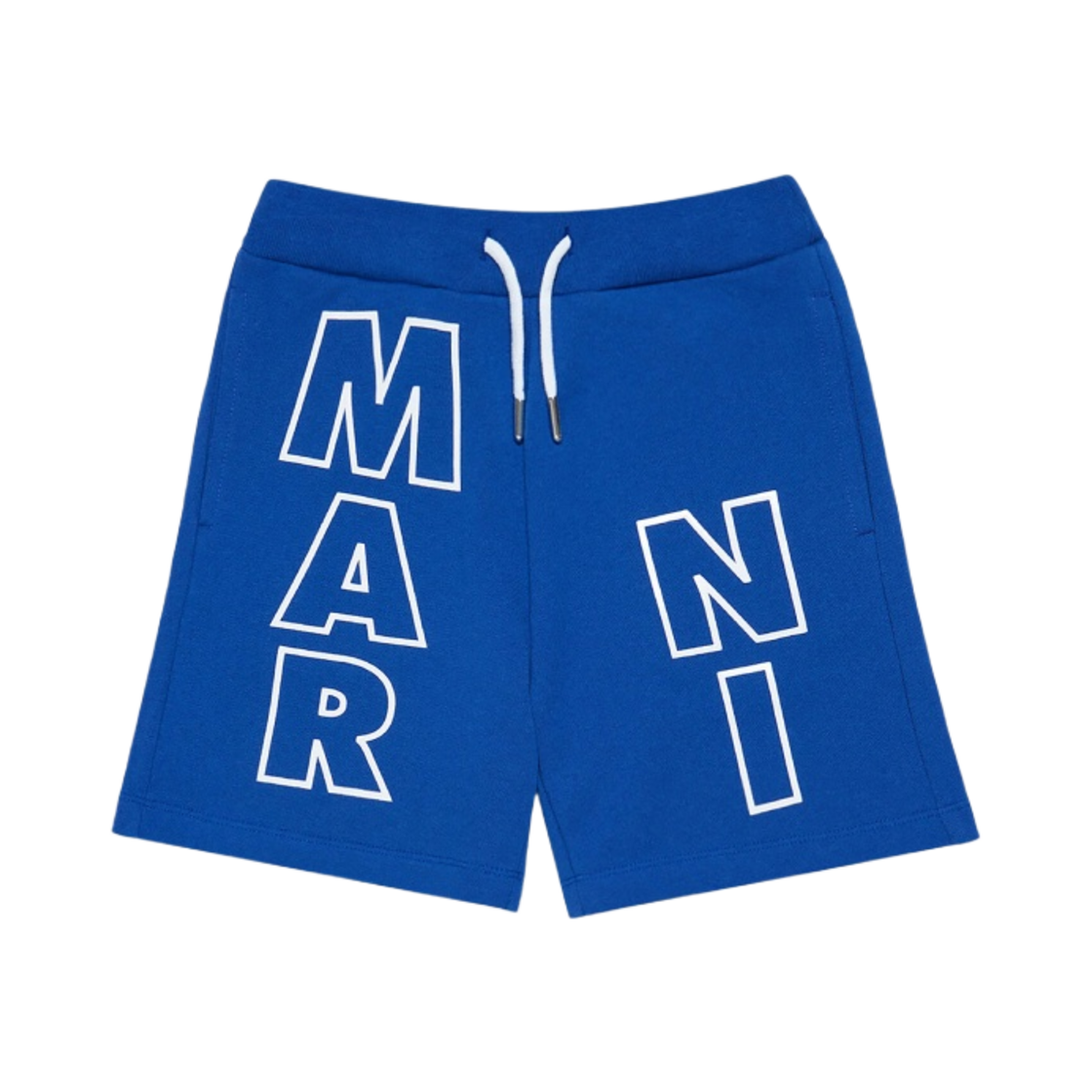 (키즈) 마르니 로고 플리스 쇼츠 서프 더 웹((Kids) Marni Fleece Shorts with Logo Surf the Web)