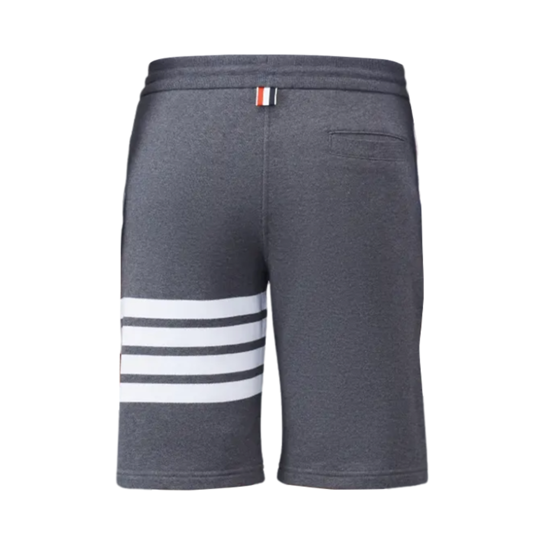 톰브라운 코튼 루프백 사선 스웨트쇼츠 다크 그레이(Thom Browne Cotton Loopback 4-Bar Sweatshorts Dark Grey) - 2