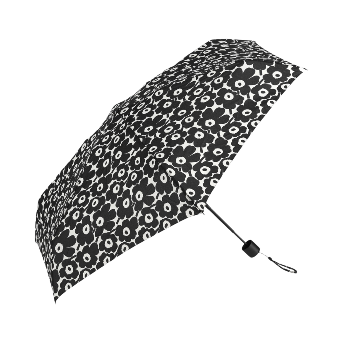 091494-190 Marimekko Mini Manual Unikko Umbrella Black
