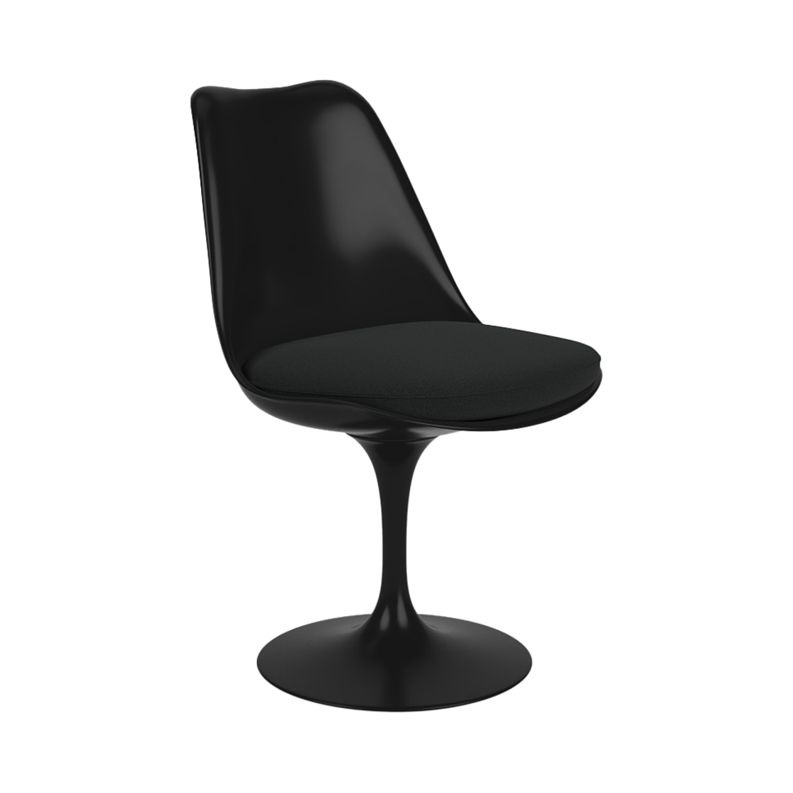 151 CS 1K C - 128T Knoll Tulip Chair Black Tonus - 대표 이미지 #1