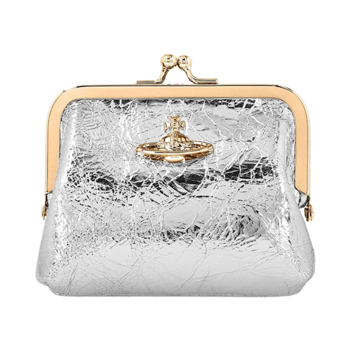 Vivienne Westwood Frame Coin Purse Silver