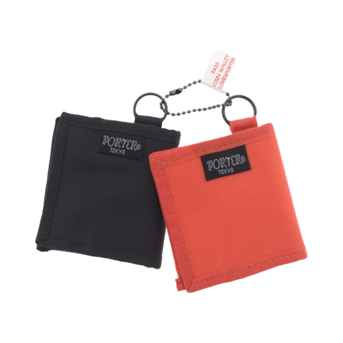 포터 러브 & 포터 코인 케이스 블랙(Porter Love & Porter Coin Case Black)