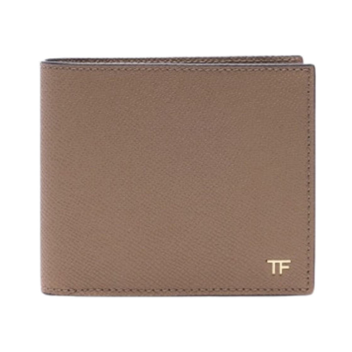 YM228T-LCL081-U7099 Tom Ford Small Grain Leather Bifold Wallet Brown