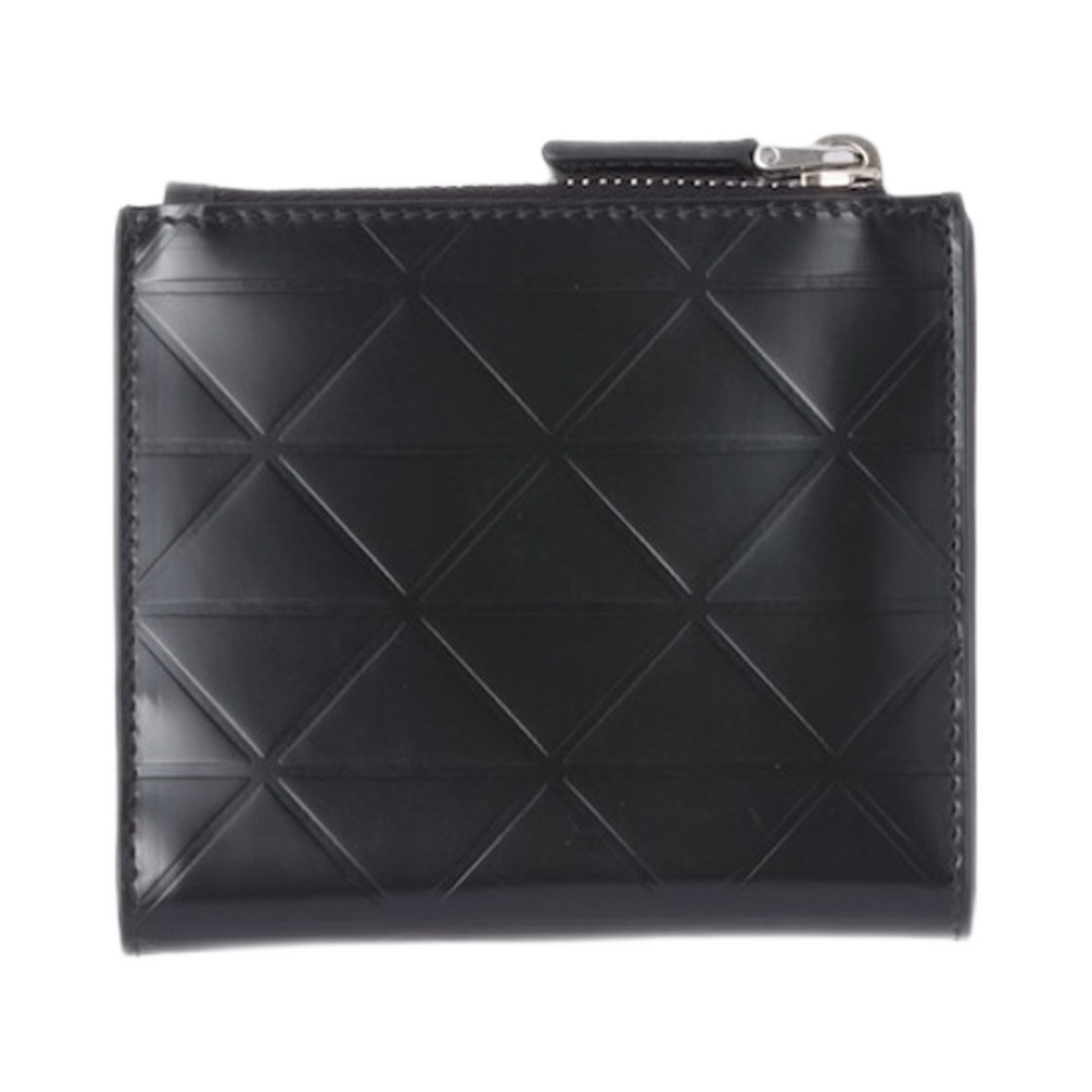 프라다 스몰 브러쉬드 레더 월렛 블랙(Prada Small Brushed Leather Wallet Black) - 2