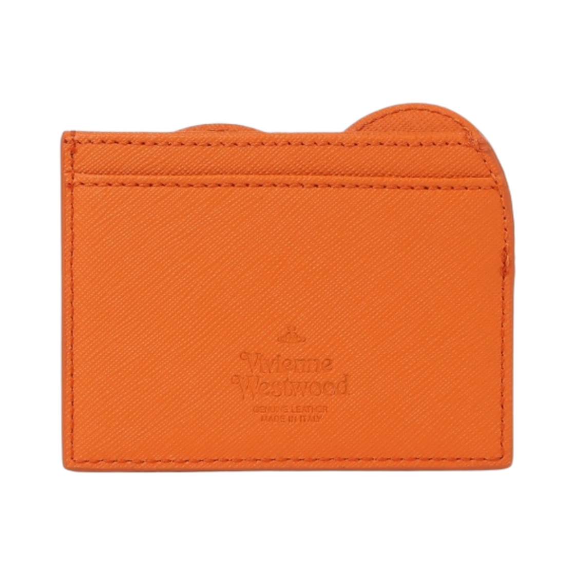 비비안 웨스트우드 사피아노 하트 카드 케이스 오렌지(Vivienne Westwood Saffiano Heart Card Case Orange) - 3