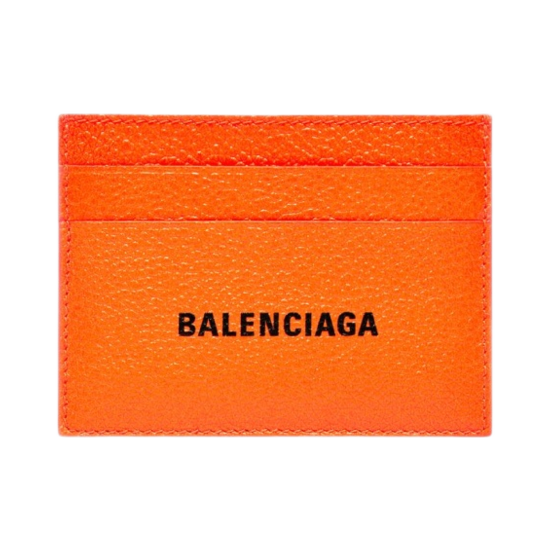 5943092UQ137560 Balenciaga Cash Card Holder Fluo Orange