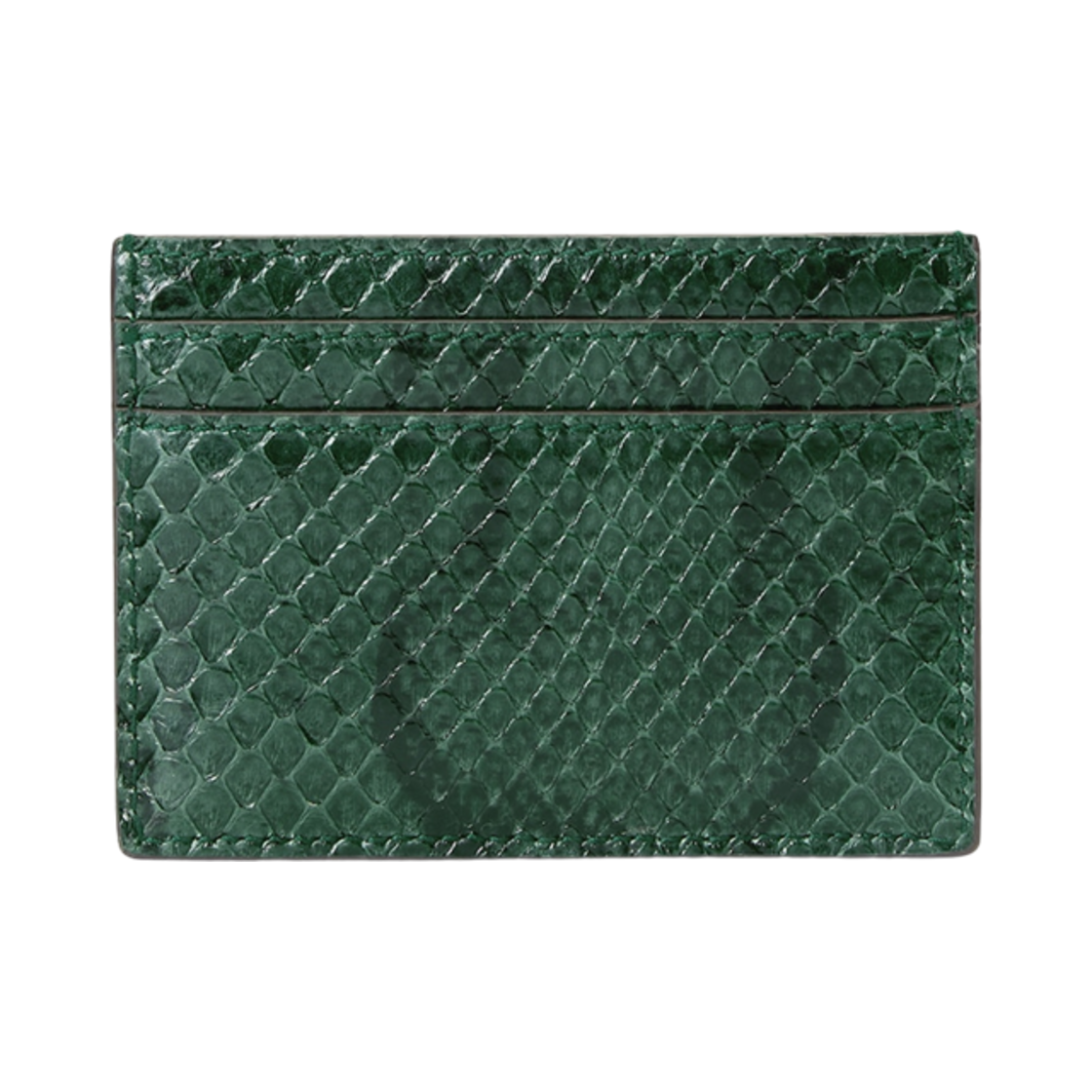 구찌 파이썬 카드 케이스 더블 G 다크 그린(Gucci Python Card Case with Double G Dark Green) - 3