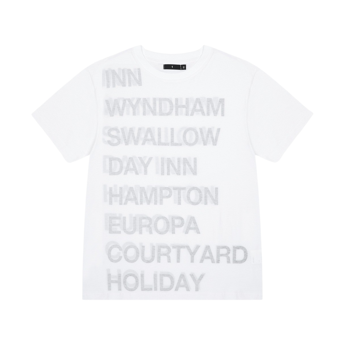 [KREAM 단독] 사파리스팟 하이웨이 인 티셔츠 화이트 블랙([KREAM 단독] Safarispot Highway Inn T-Shirt White Black)
