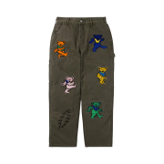 Thisisneverthat x Grateful Dead Lightening Double Knee Pant Mud