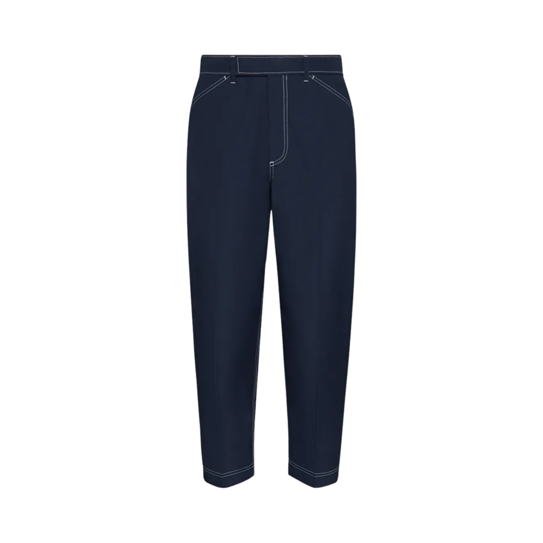 톰브라운 미드 라이즈 치노 팬츠 네이비(Thom Browne Mid Rise Chino Pants Navy) - 1