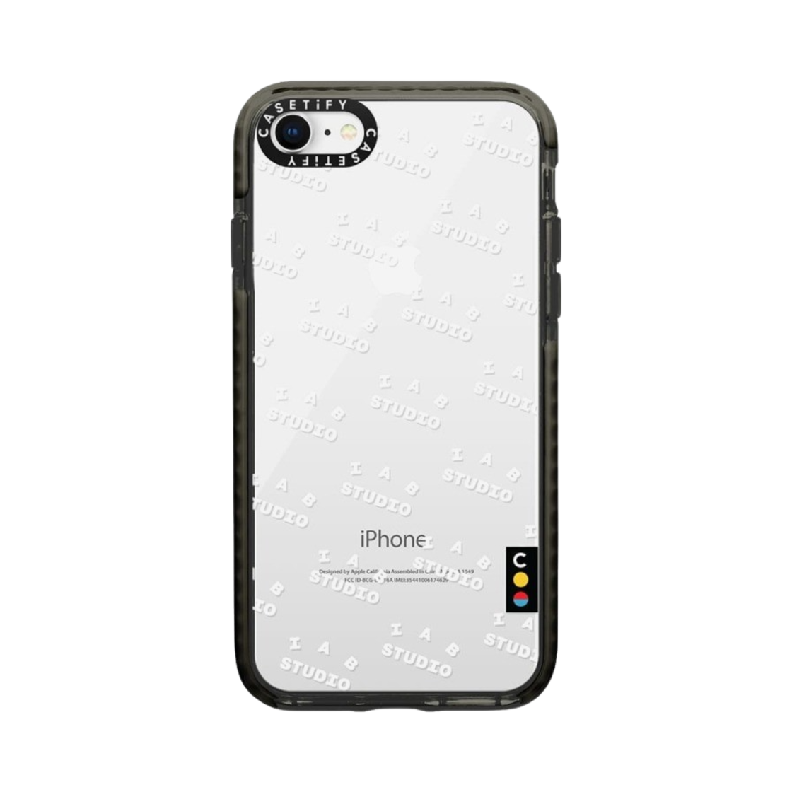 케이스티파이 x 아이앱 스튜디오 아이폰 패턴 로고 케이스 클리어 블랙(Casetify x IAB Studio iPhone Pattern Logo Case Clear Black) - 5