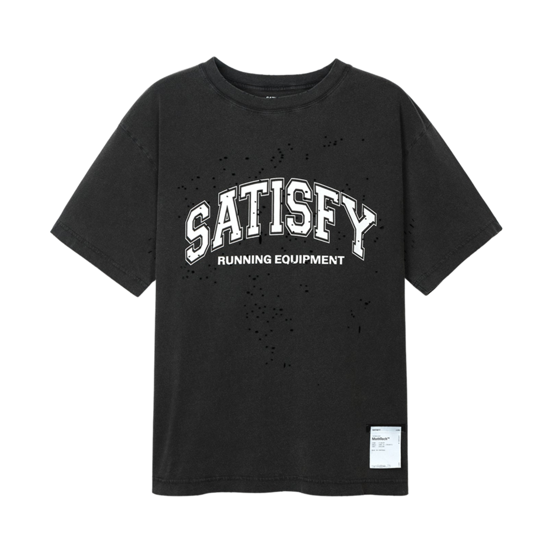 11006-AB-SAC Satisfy Mothtech T‑Shirt Aged Black