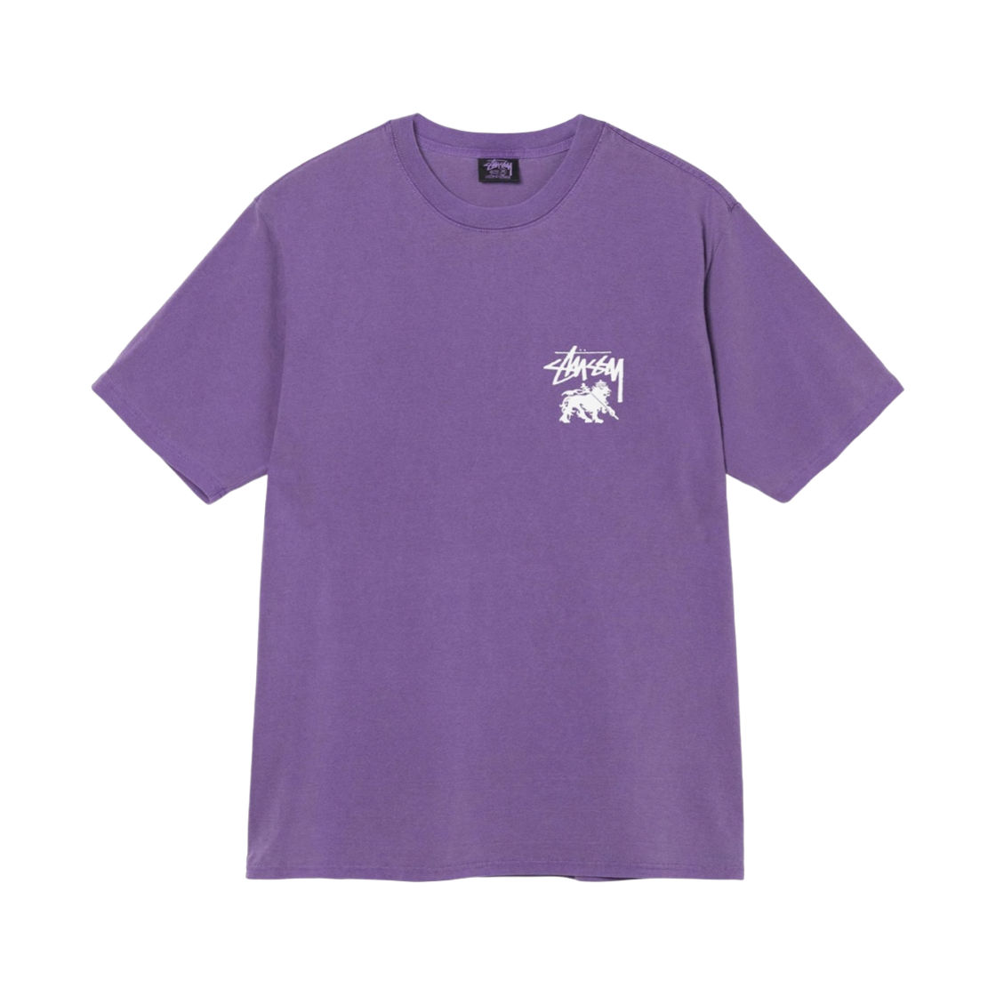 스투시 라이언 닷 피그먼트 다이드 티셔츠 퍼플(Stussy Lion Dot Pigment Dyed T-Shirt Purple) - 2