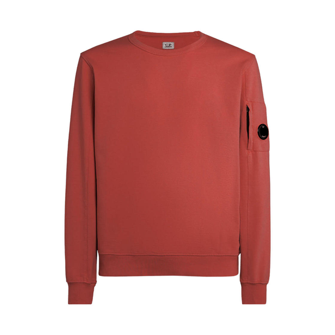 C.P. 컴퍼니 라이트 플리스 스웨트셔츠 케첩 레드 - 23FW(C.P. Company Light Fleece Sweatshirt Ketchup Red - 23FW) - 1