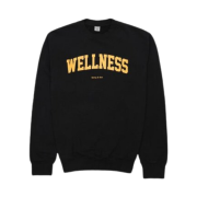 Sporty & Rich Wellness Ivy Crewneck Black