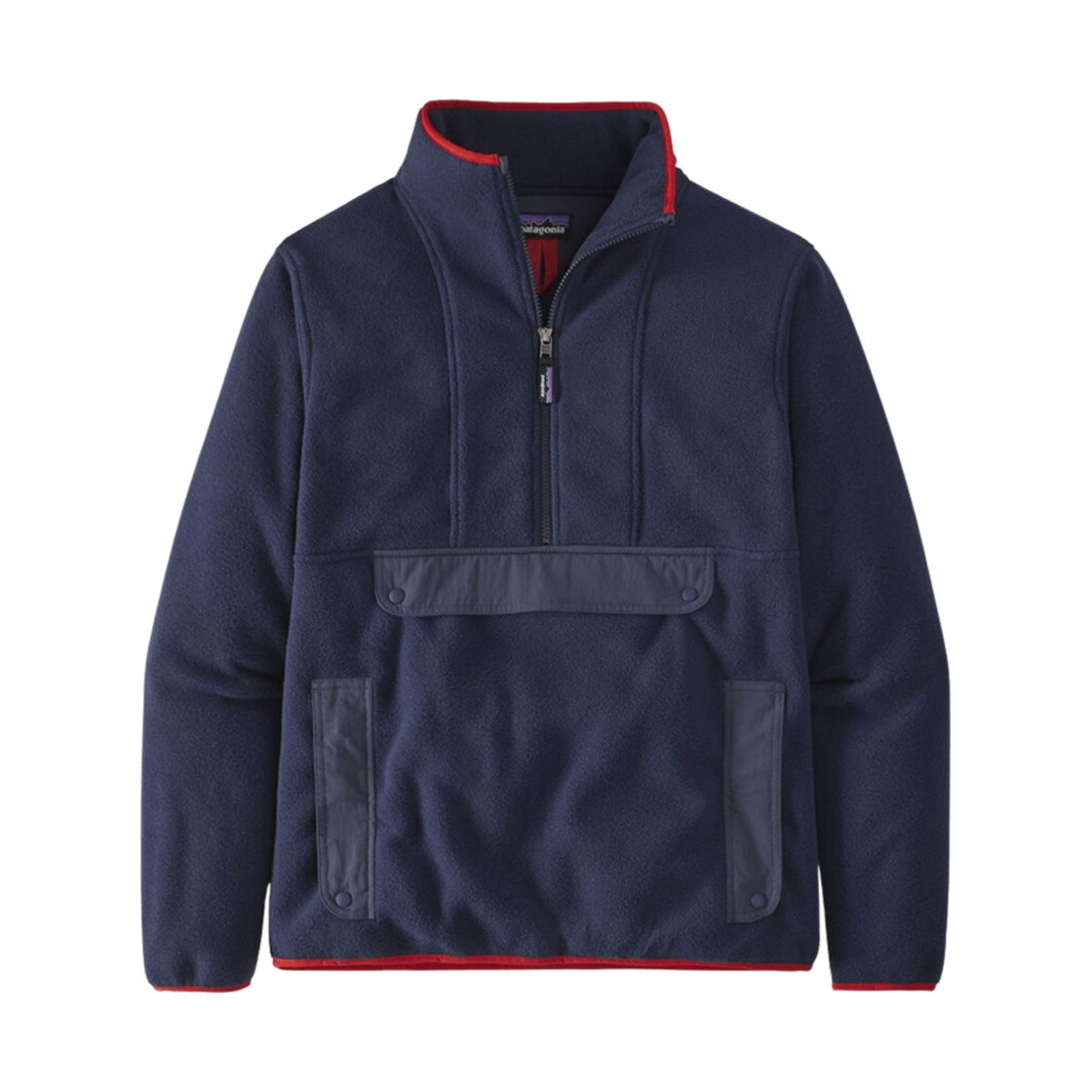 파타고니아 신칠라 플리스 아노락 뉴 네이비 스몰더 블루(Patagonia Synchilla Fleece Anorak New Navy Smolder Blue) - 1