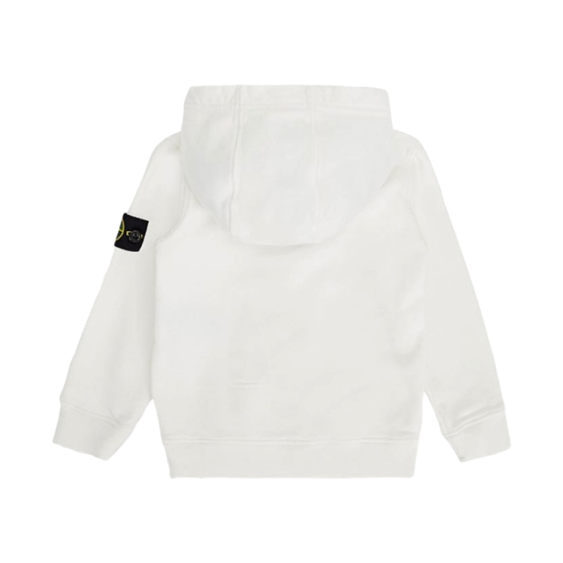 (키즈) 스톤 아일랜드 61640 코튼 플리스 후드 스웨트셔츠 오프 화이트 - 22FW((Kids) Stone Island 61640 Cotton Fleece Hooded Sweatshirt Off White - 22FW) - 2