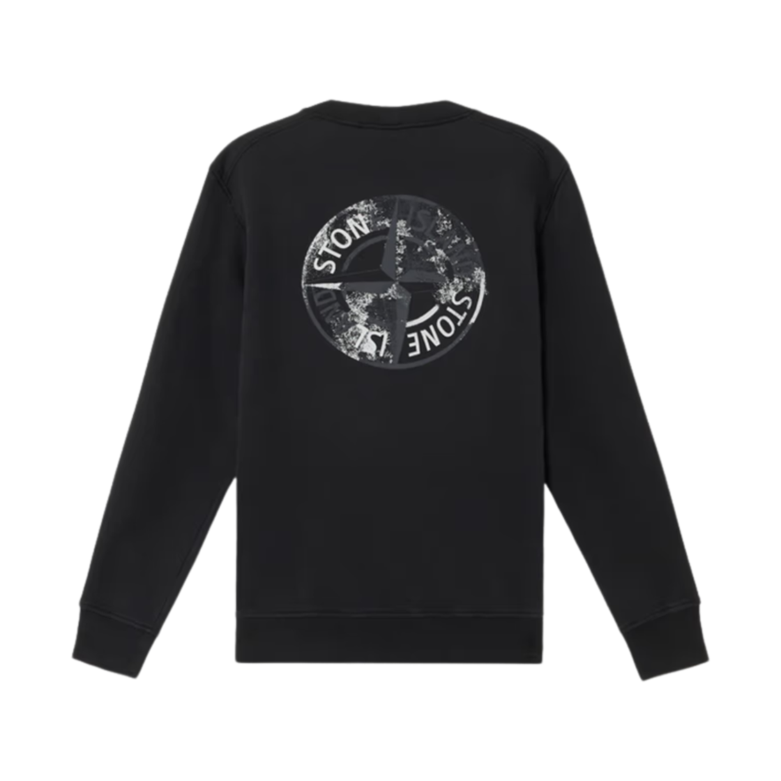 스톤 아일랜드 6100665 코튼 플리스 크루넥 스웨트셔츠 블랙 - 25SS(Stone Island 6100665 Cotton Fleece Crewneck Sweatshirt Black - 25SS) - 2