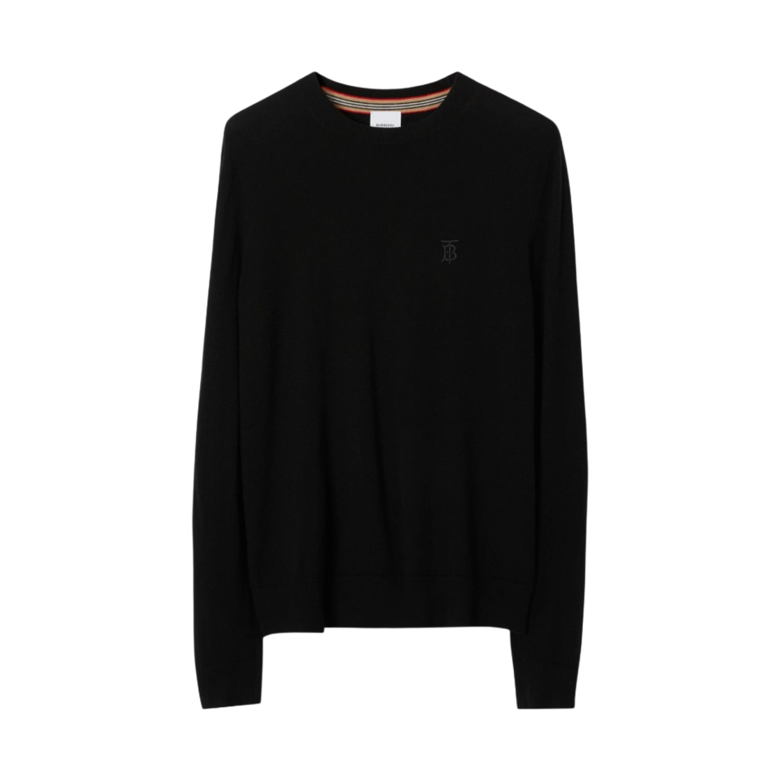 버버리 모노그램 모티프 캐시미어 스웨터 블랙(Burberry Monogram Motif Cashmere Sweater Black) - 1