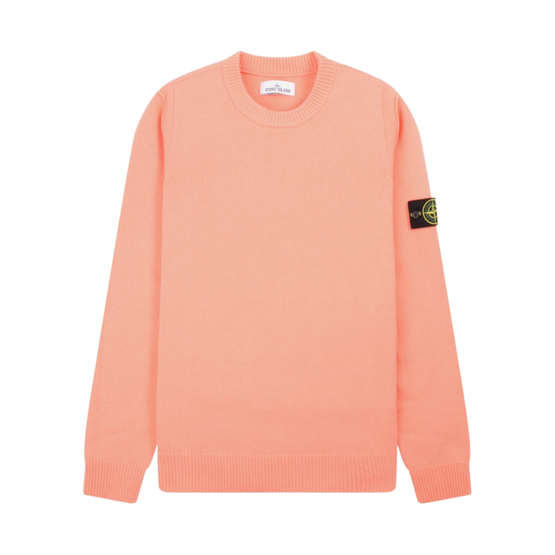 스톤 아일랜드 508A3 램스울 크루넥 니트 피치 - 22FW(Stone Island 508A3 Lambswool Crewneck Knit Peach - 22FW) - 1