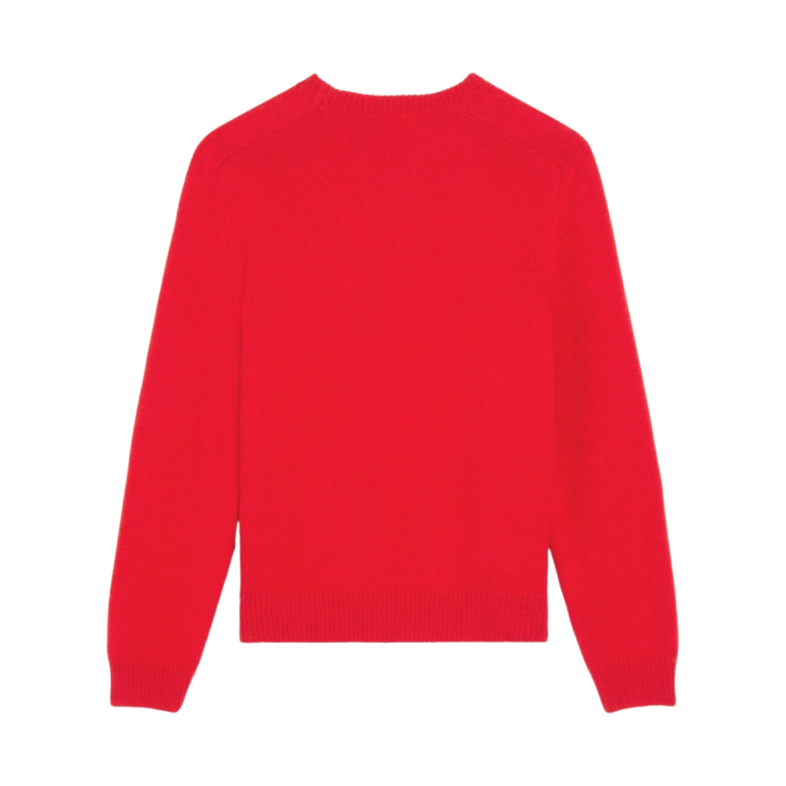 셀린느 캐시미어 울 크루넥 트리옹프 스웨터 레드 화이트(Celine Crew Neck Triomphe Sweater in Cashmere Wool Red White) - 2