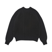 STU Aran Knit Black