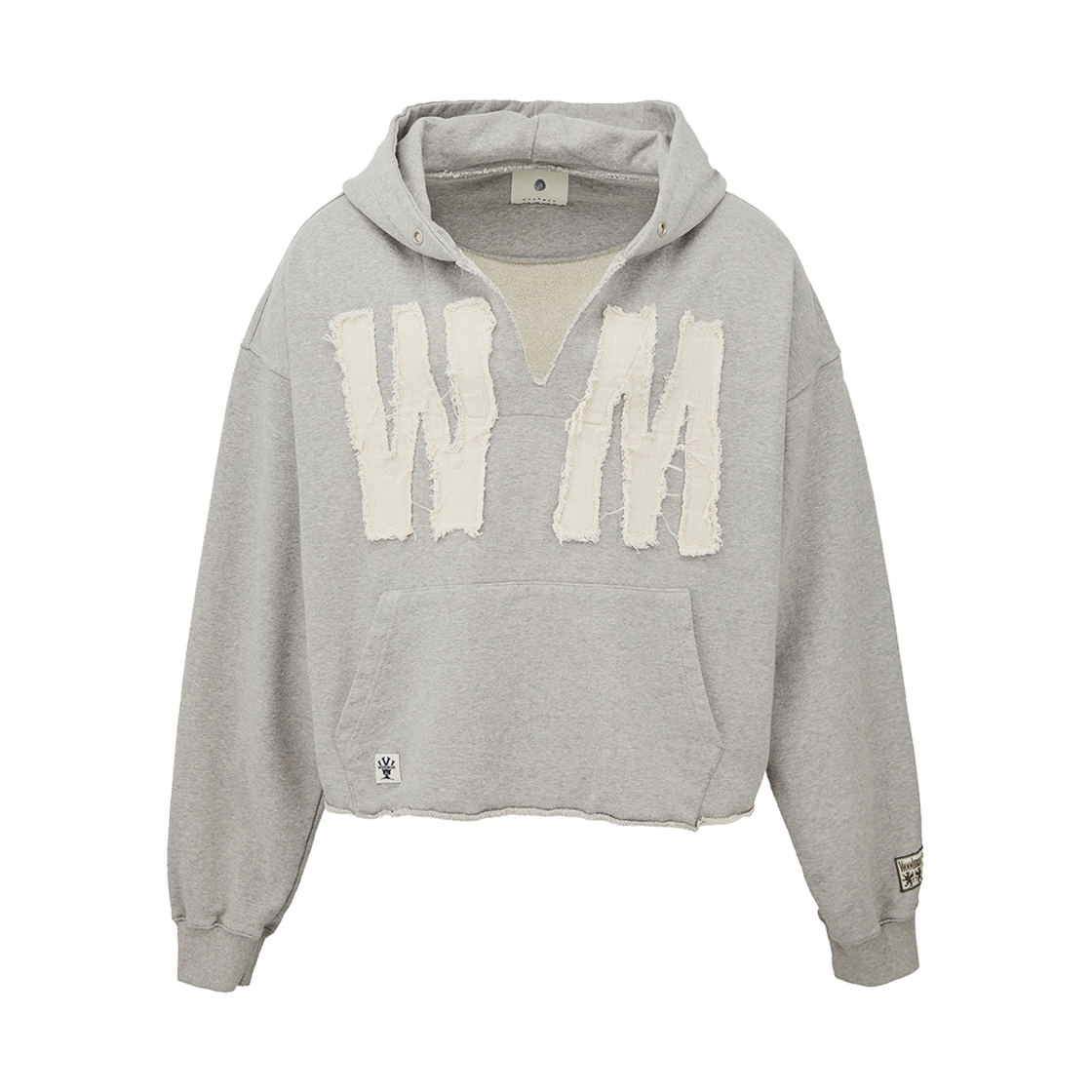 25SSHD01ME Woodman Applique Cutting Pull Over Hood Melange