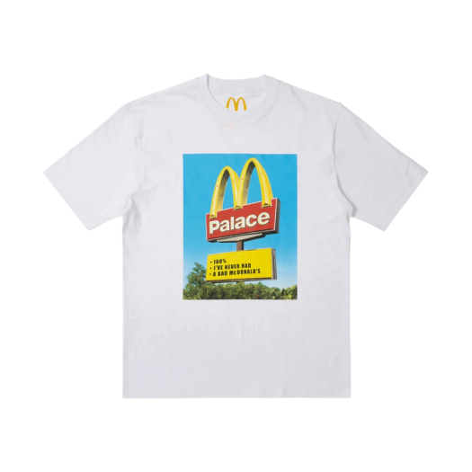 팔라스 x 맥도날드 사인 티셔츠 화이트 - 23FW