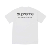 Supreme NYC T-Shirt White - 23FW