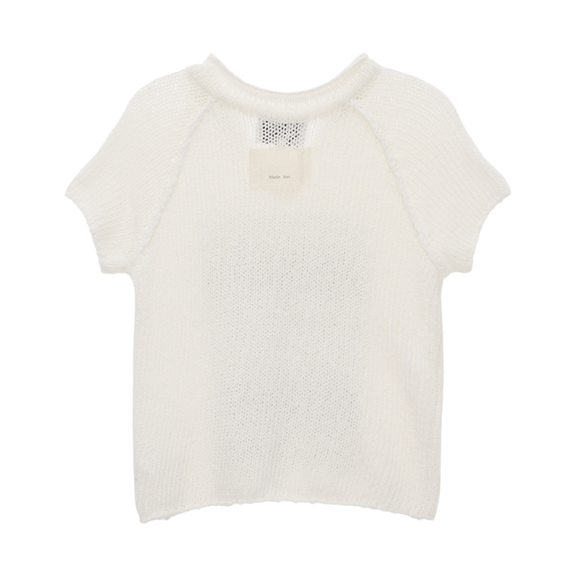 (W) 마뗑킴 포기 프린팅 니트 풀오버 아이보리((W) Matin Kim Foggy Printing Knit Pullover Ivory) - 2