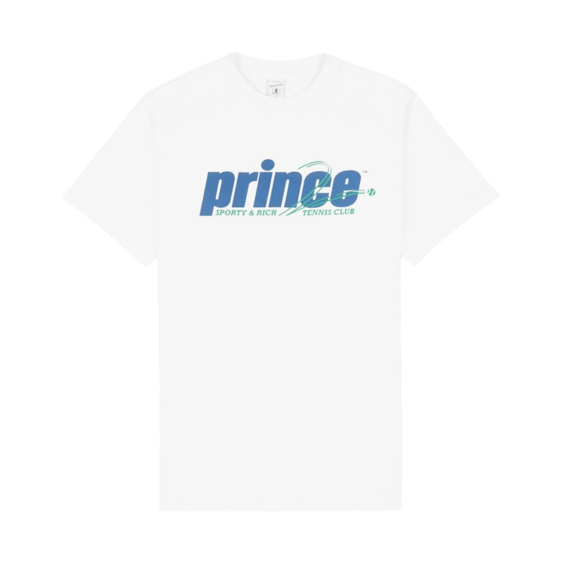 스포티 앤 리치 x 프린스 리바운드 티셔츠 화이트 라피스(Sporty & Rich x Prince Rebound T-Shirt White Lapis) - 1