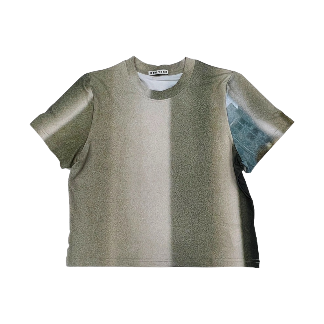 씬 커튼 크롭 티셔츠 아이보리(SEEN Curtain Crop T-Shirts Ivory)