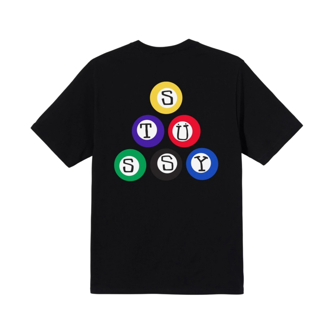 스투시 빌리아드 티셔츠 블랙