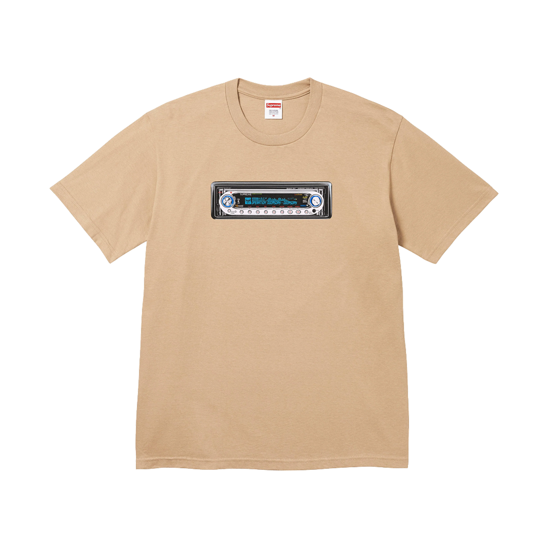 - Supreme Receiver T-Shirt Khaki - 25SS