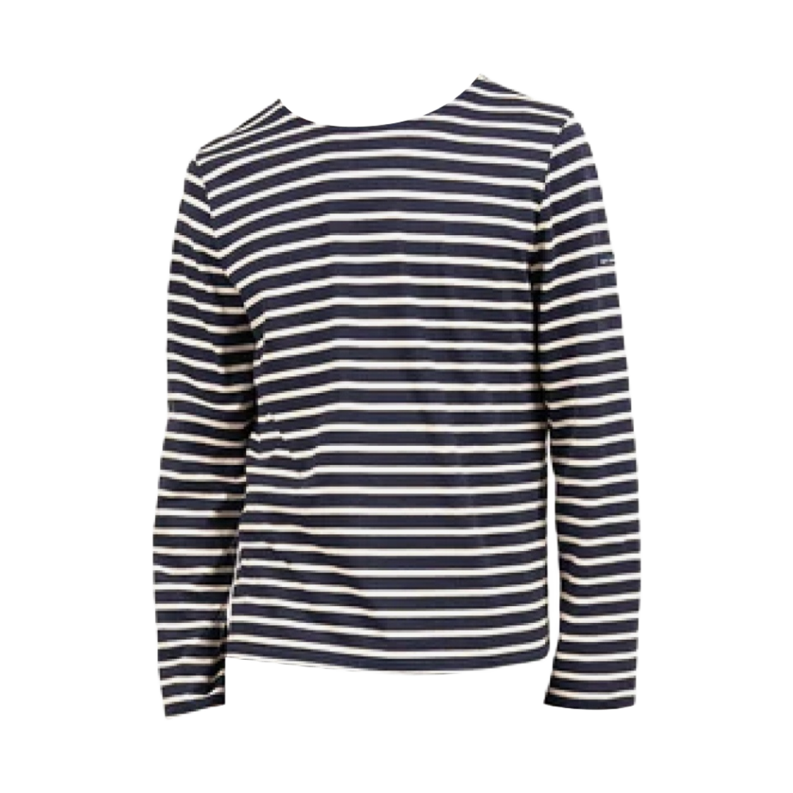 1228-51 Saint James Minquilaine Unisex Sailor Striped Shirt Marine Ecru