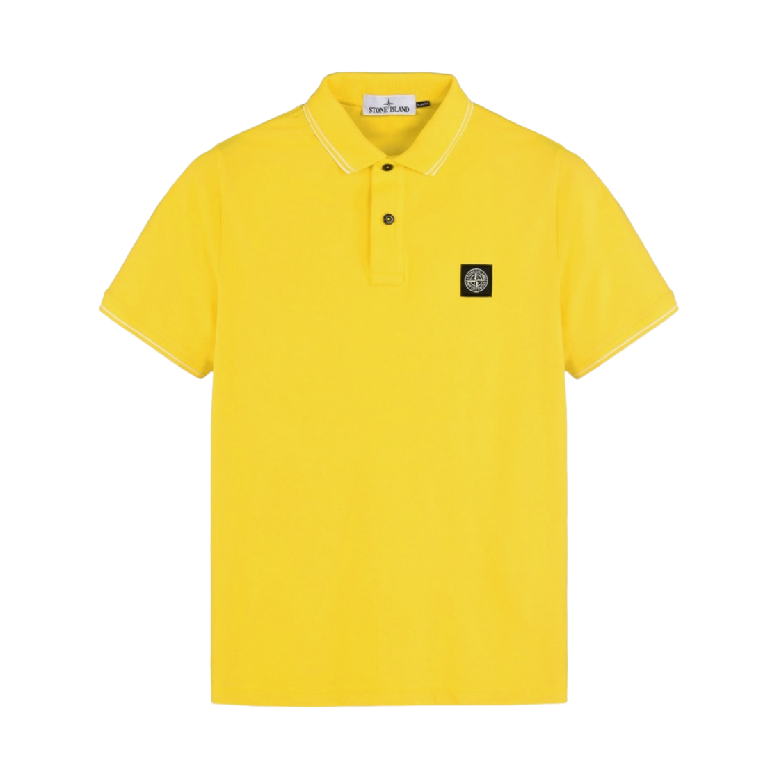 스톤 아일랜드 22S18 폴로 셔츠 옐로우(Stone Island 22S18 Polo Shirt Yellow) - 1