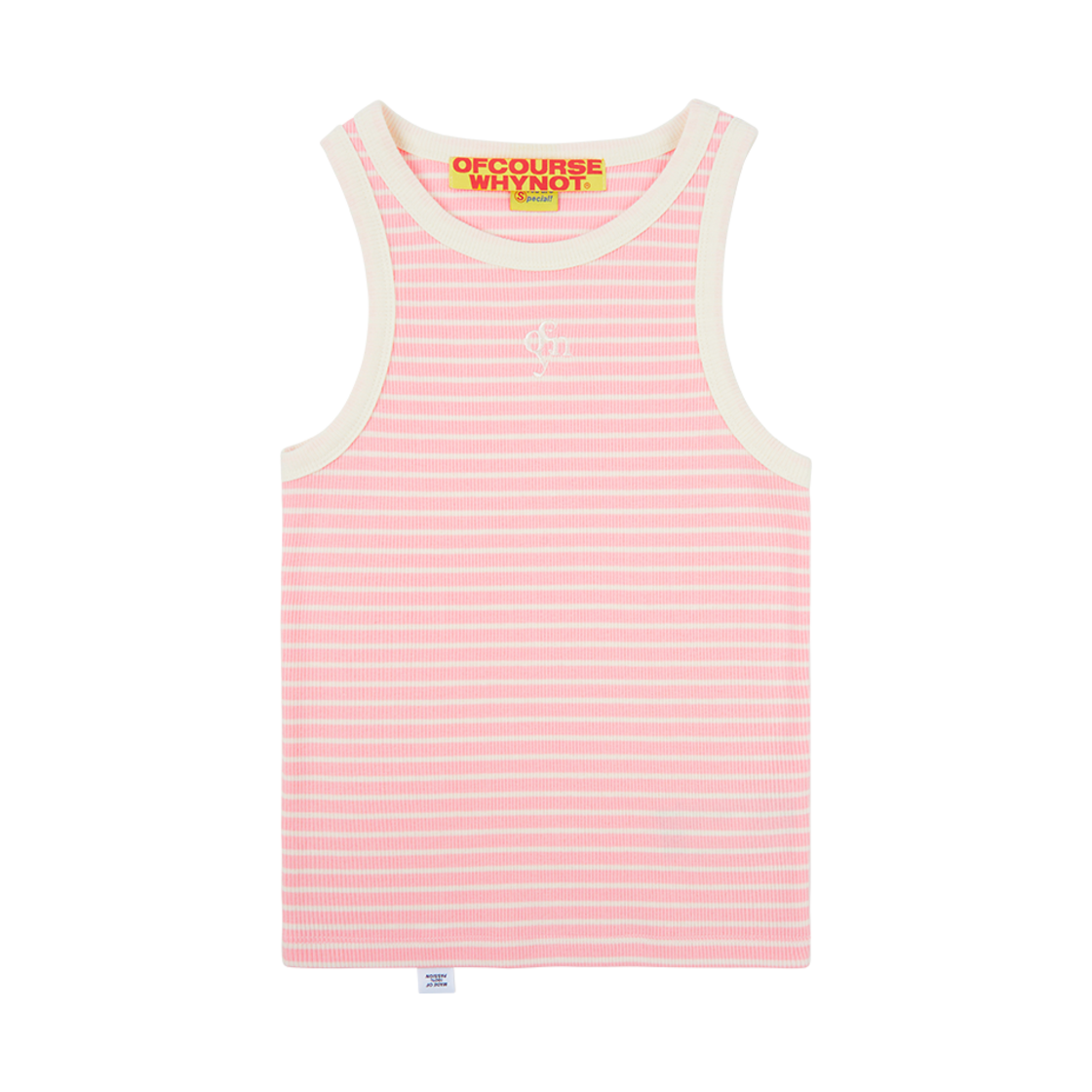 OW52TRF04-PK ofcoursewhynot Don'T Be Basic Sleeveless Pink