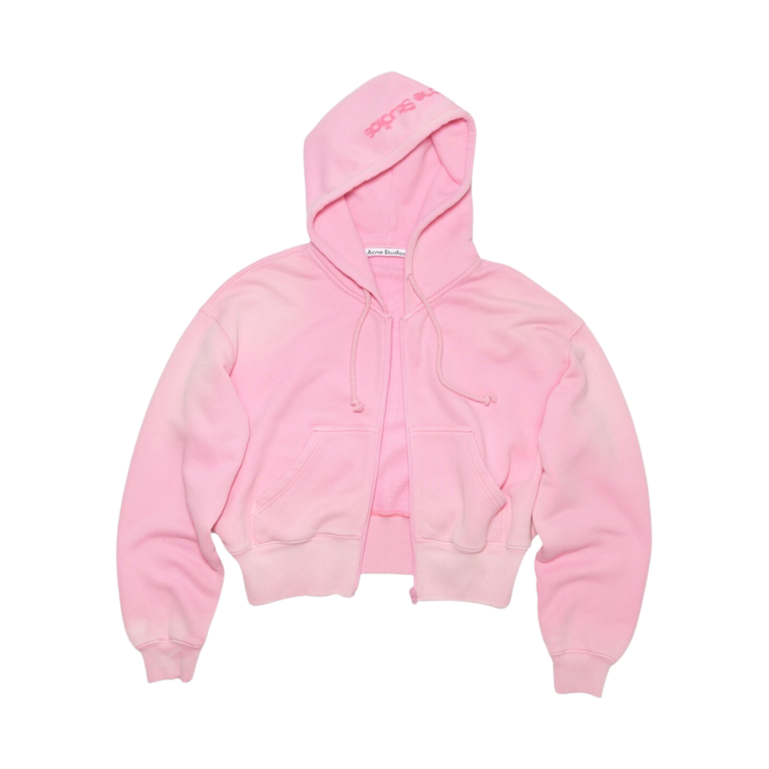 (W) 아크네 스튜디오 다이드 지퍼 자켓 버블 핑크((W) Acne Studios Dyed Zippered Jacket Bubble Pink) - 1