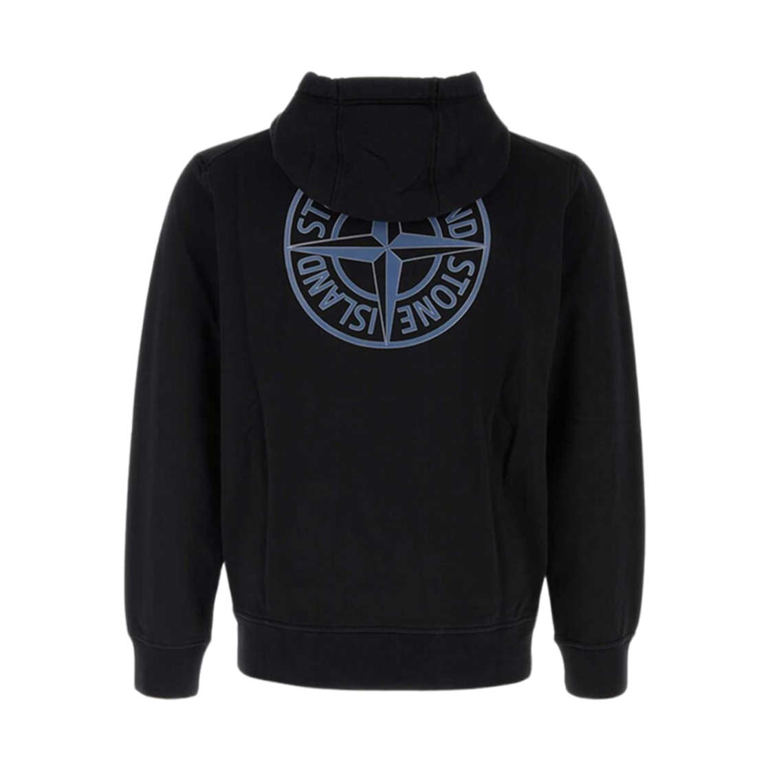스톤 아일랜드 66283 로고 후드 블랙 - 24FW(Stone Island 66283 Logo Hoodie Black - 24FW) - 2