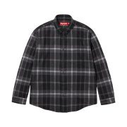 Supreme Plaid Flannel Shirt Black - 23FW