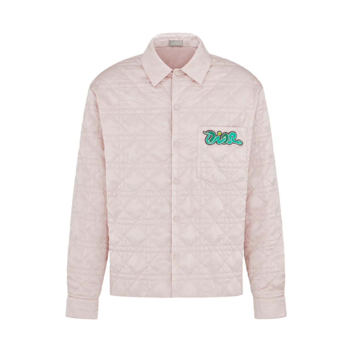 디올 x 카우스 테크니컬 사틴 오버셔츠 핑크(Dior x Kaws Technical Satin Overshirt Pink) - 1