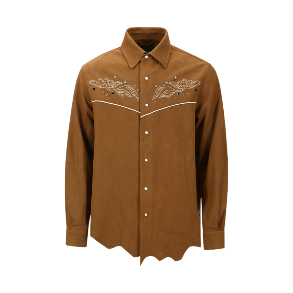 ADSB 앤더슨벨 레만스 포우 스웨이드 셔츠 탄