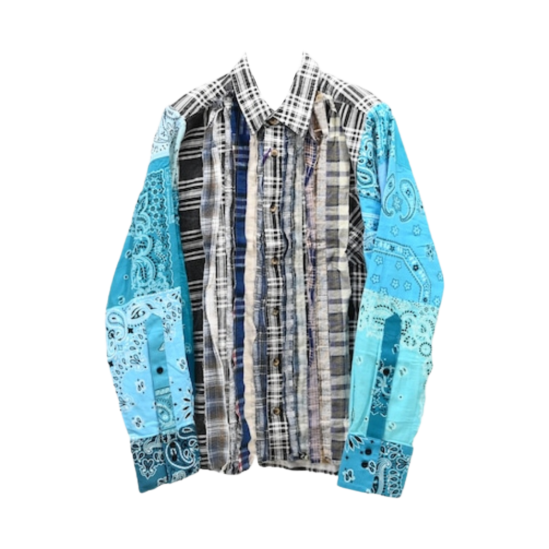 니들스 x 미야기히데타카 리본 와이드 셔츠 멀티(Needles x Miyagihidetaka Ribbon Wide Shirt Multi) - 1