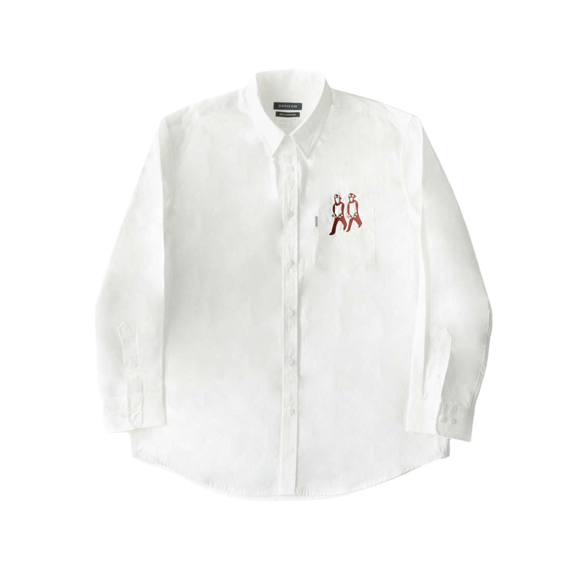 JTK_ARTISANAL_TL08 JTK ARTISANAL Embroidery Shirts White