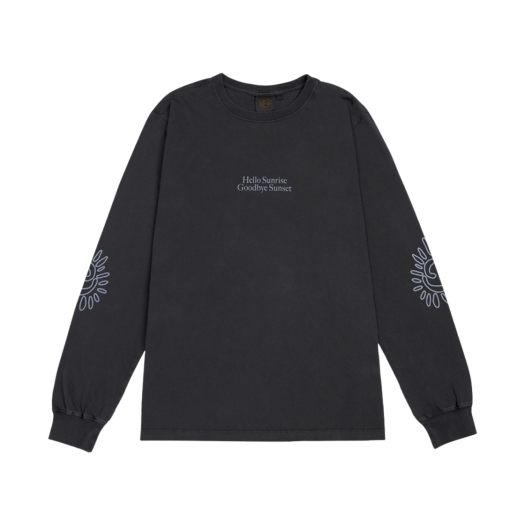 【HELLO SUNRISE】 Henley Neck Stripe LS Tee / 追跡付 HELLO SUNRISE】 Henley Neck Stripe LS Tee / 追跡付 (Hello