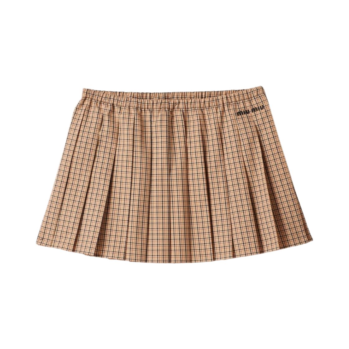 W) 미우 미우 체크 미니스커트 코드 | Miu Miu | KREAM