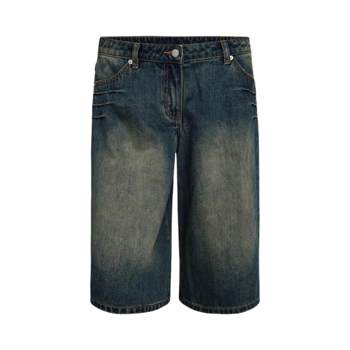 (W) 아이 엠 지아 딜런 조트 데님 블루((W) I Am Gia Dylan Jorts Denim Blue) - 1